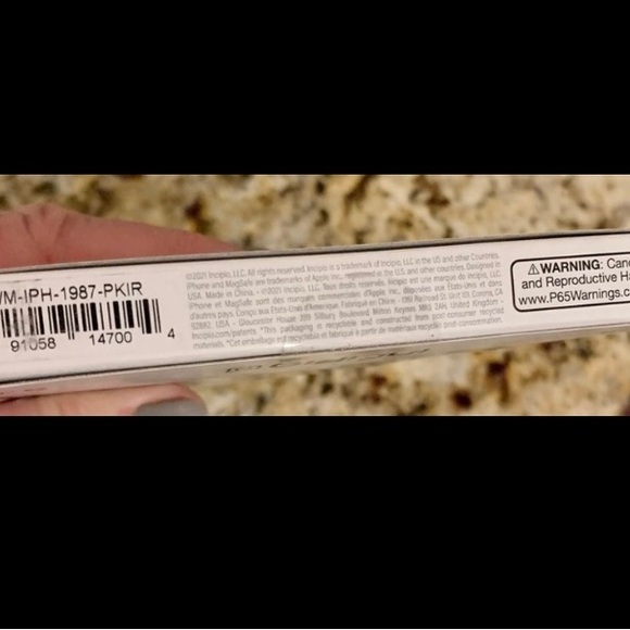 NWT Incipio DualPro Platinum iPhone 12/
Metallic Translucent CASE pink-peachy - Picture 3 of 4